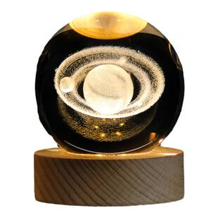 我偷了个宇宙送给你!月球摆件银河系水晶球太阳系创意礼物小王子