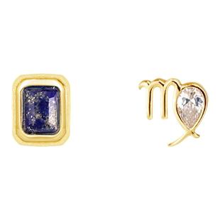 【明星同款】ARSIS印记生辰石星座符号耳钉S925纯银情人节礼物