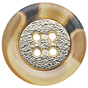 精致时尚金属纽西服呢子树脂扣子针织大衣毛衣扣外套圆形钮扣配件