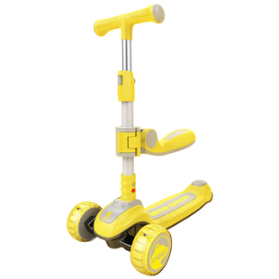 滑板车儿童1到3-6一12岁男女童宝宝二三合一可坐骑小孩溜溜踏板车