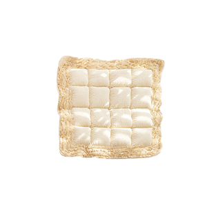 韩式简约素色坐垫办公室久坐加厚纯棉椅子垫四季通用学生凳垫