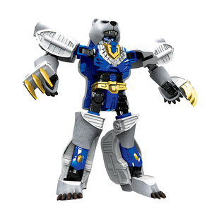 咖宝车神燃兽风暴豪华版极熊勇将变形机甲机器人猛兽金刚合体玩具