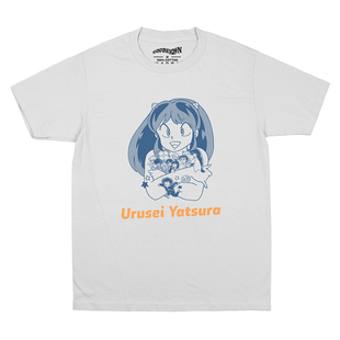 福星小子Lum拉姆动漫休闲乱马相聚一刻纯棉短袖T恤日常男T-Shirt