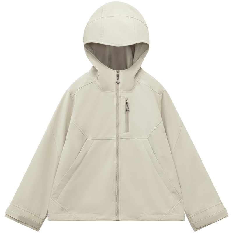一三良品小个子 户外冲锋衣女短款三合一外套防风防水旅游登山服