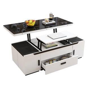 升降茶几餐桌两用茶几新款客厅家用简约创意折叠小户型多功能茶几