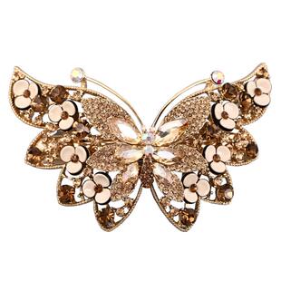 发卡头饰精致新款高端发夹女后脑勺网红头发夹子水钻头花发饰卡子