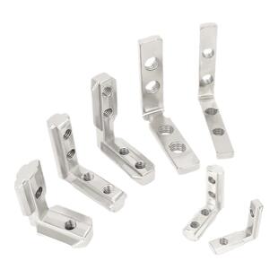 内置角槽连接件2020/3030/4040/4545铝型材配件L型直角固定欧国标