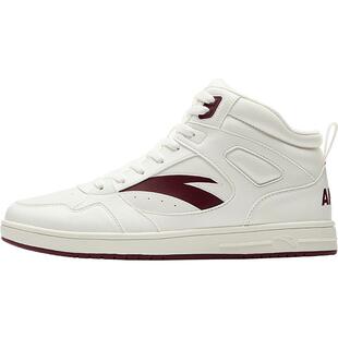 安踏元年2.0丨高帮皮面板鞋男冬季新款增高休闲鞋百搭运动鞋子