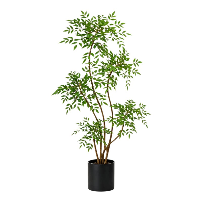 南天竹仿真绿植高端轻奢绿色室内