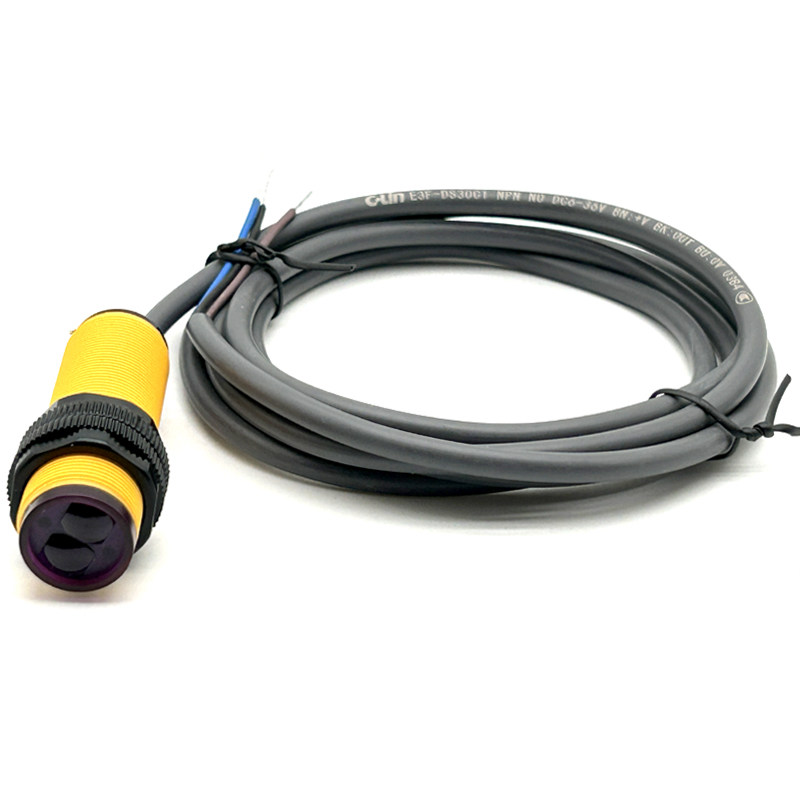 欣灵漫反射光电开关E3F-DS30C1/C2/C4/B1/B2/A1/A2传感器30CM可调