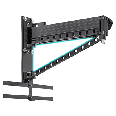 折叠晾衣架隐形壁挂式阳台晒衣杆