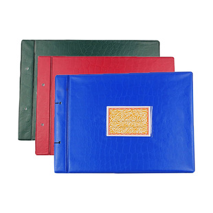 账页账夹帐夹塑料封面16K账本18K明细账25K帐装订夹子活页手帐簿封皮纸大中小号硬皮A4