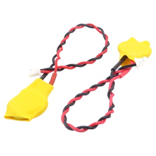 CR2032带线纽扣电池CR2016 CR1220带引线插头连接线CR2450内置RTC电子bios coms笔记本电脑主板通用钮扣锂3V