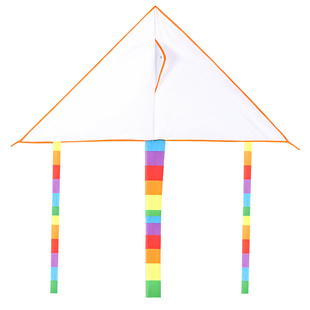 手工风筝diy材料包儿童微风易飞2026新款儿童涂鸦手绘空白风筝