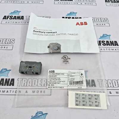 Abboa1g101sca022353r4970辅助触点16a690v