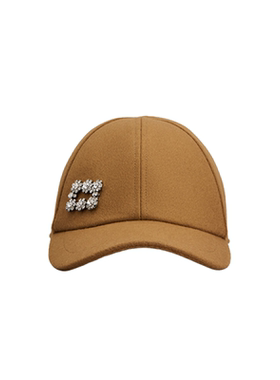 【24期免息】Roger Vivier/新品RV配饰Efflorescence棒球帽