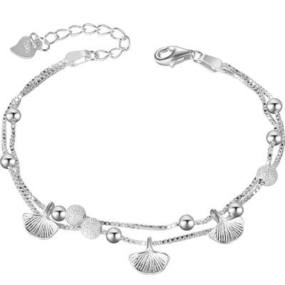 老银匠925纯银三生有幸银手链