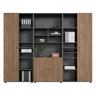 文件柜资料柜办公室收纳柜背景高柜可定制储物柜简约现代老板书柜