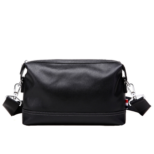 冷兽男士真皮单肩包男包休闲背包男款斜挎包软牛皮手拿包手抓韩版