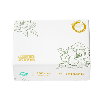 聪妈原生木浆加厚抽纸大包纸巾