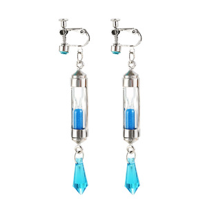 金色单个耳钉动漫二次元耳扣瓦尼塔斯的手记耳环沙漏耳饰银色耳夹