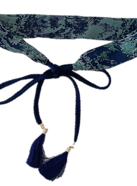 布料汉服腰带流苏装饰打结古风