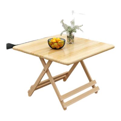 简易家用正方形小户型摆摊桌实木