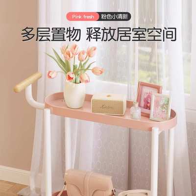 新款床头柜家用沙发边几可移动置物架卧室阳台迷你桌子小户型花架