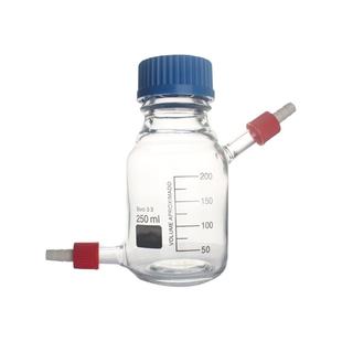生物补料瓶取样瓶加料瓶螺口丝口高硼硅生物试剂瓶1235000ml包邮