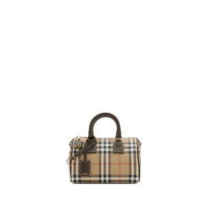 【24期免息】BURBERRY 迷你格纹保龄球包 多色