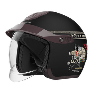 2025新款防雨头盔电动车女3C认证四季通用摩托车冬季防雾安全帽男