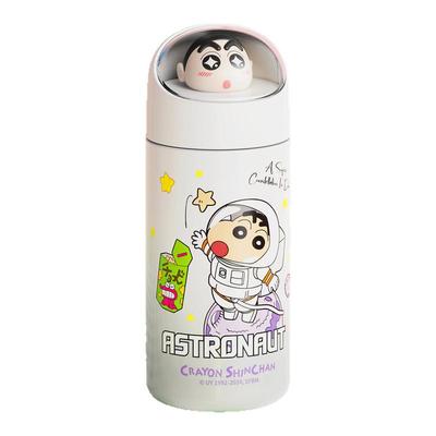 蜡笔小新可梦保温杯316不锈钢