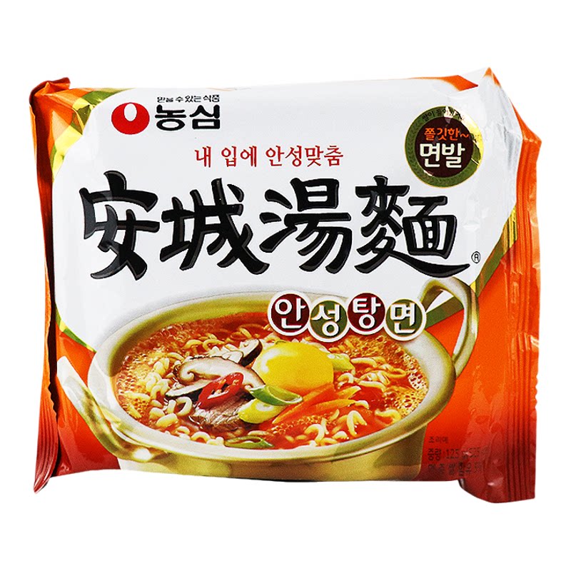 韩国农心安城汤面125g速食