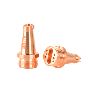 激光焊嘴超强伟业防飞溅款AS12手持激光焊枪头紫铜送丝嘴BS16配件