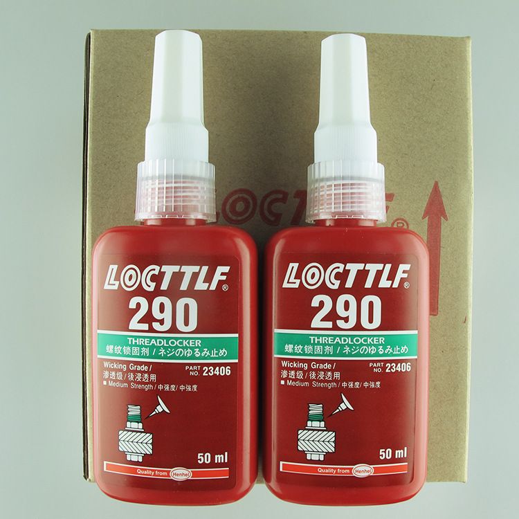 乐秦290厌氧胶水高强度胶封锁螺丝螺纹锁松动密螺丝剂批发固固胶