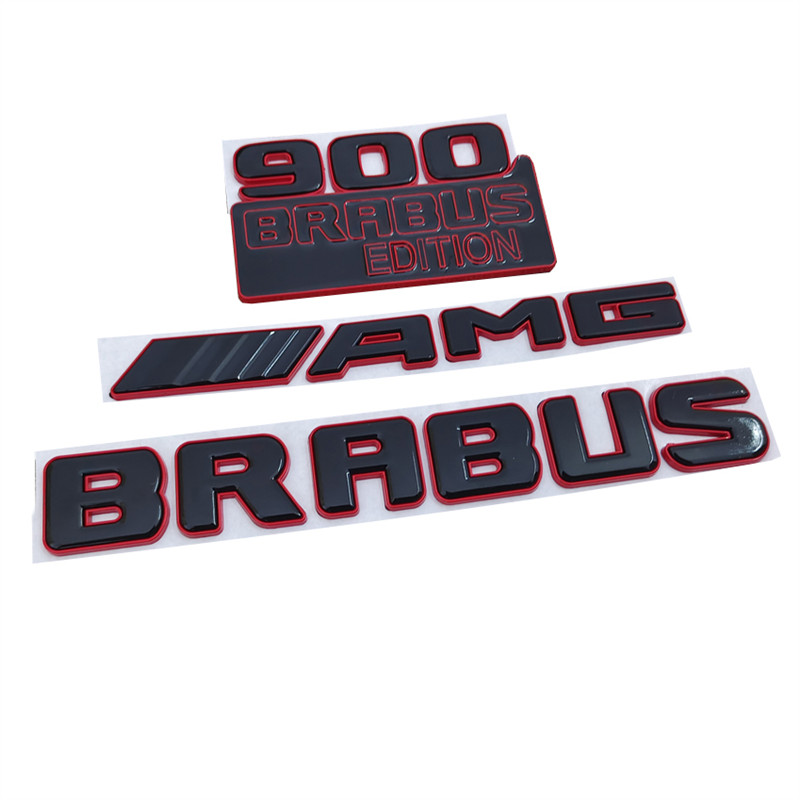 新G级车标G900速博BRABUS改装标志字标巴博斯个性排量标贴600