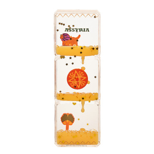 大英博物馆流沙摆件工位情绪稳定器流油沙漏创意桌面摆件生日礼物
