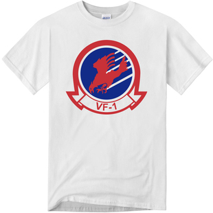 TOP GUN壮志凌云独行侠汤姆克鲁斯排球同款VF1中队徽纯棉印花T恤