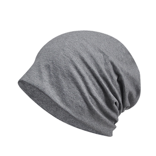 化疗后女士光头帽术后棉帽子秋冬睡帽老人病人睡觉包头巾月子头套