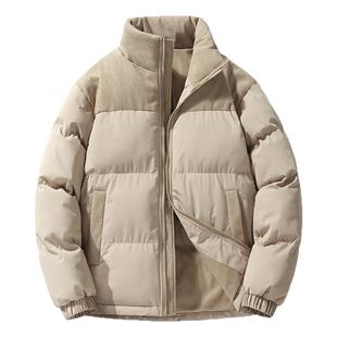 GL真维斯棉服外套情侣同款撞色立领棉袄2026新款冬季保暖面包服男