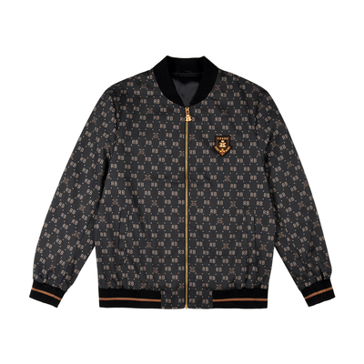 【数码印花】Raidy Boer/雷迪波尔男装棒球领双头鹰夹克外套3054