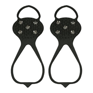 户外冰爪防滑鞋套儿童登山神器老人通用滑雪路面防摔倒冰抓鞋套链