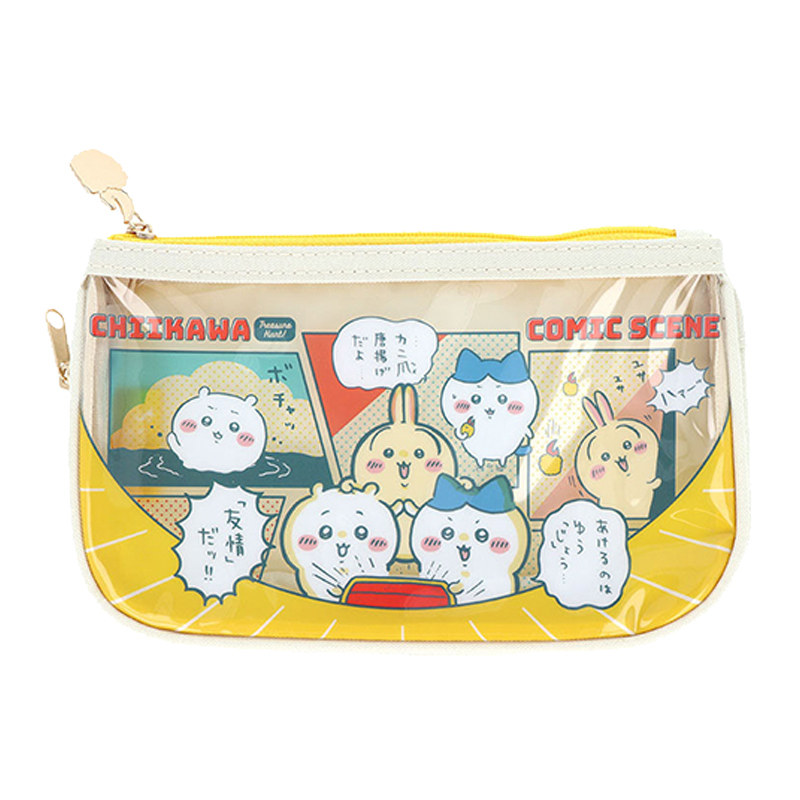 太阳星Chiikawa半透明帆布笔袋