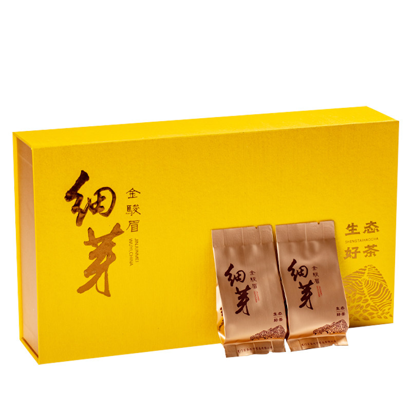 武夷山细芽金骏眉正宗桐木红茶高档礼盒装茶叶送礼500g