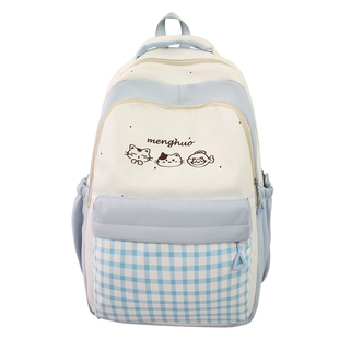 韩系背包双肩包高中书包女初中生大容量结实耐用小学生三到六年级