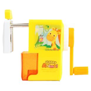 得力学生削笔器手摇削笔刀简约铅笔刨钻笔刀可爱削笔卷笔器卷笔机