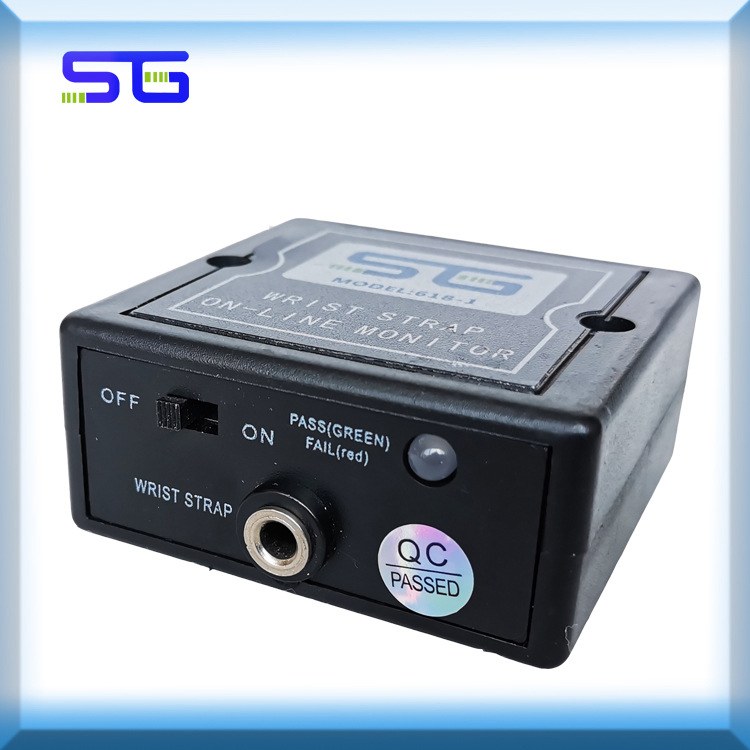 防静电环报警器单路手腕带测试仪静电监控手环监测仪报警器腕带