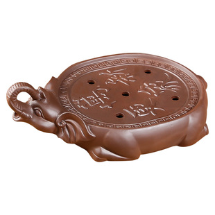 紫砂茶盘万象更新茶台家用小型储水茶托盘陶瓷壶承托功夫茶具套装