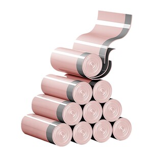 3丝免撕抽绳垃圾袋家用真加厚不易破厨房卫生间手提式黑色塑料袋