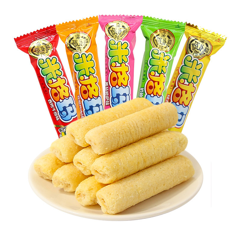 徐福记米格玛夹心米果卷膨化饼干蛋卷玉米棒小包装零食小吃散装